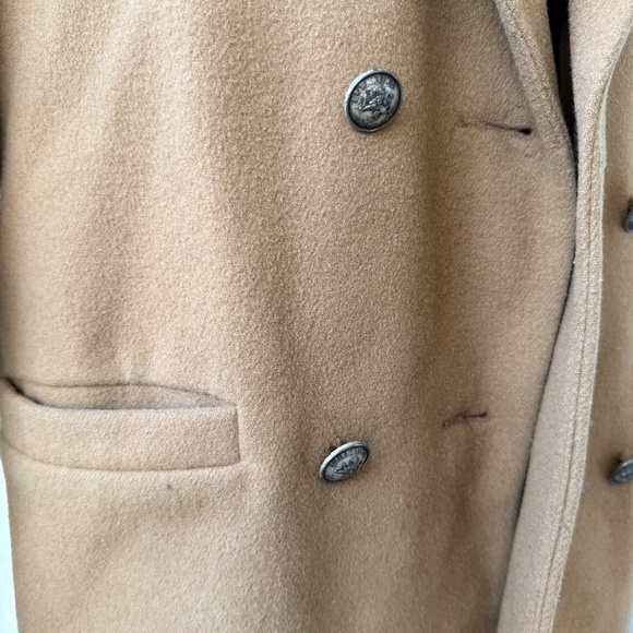 Vtg Donna Brook | Wool Tan Jacket | Size 10P | Classic & Elegant - Picture 3 of 8